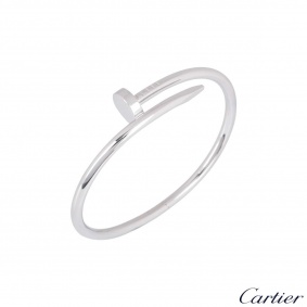 Cartier White Gold Juste un Clou Bracelet Size 18 B6048318